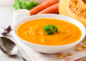 Soupe de carottes et citrouille