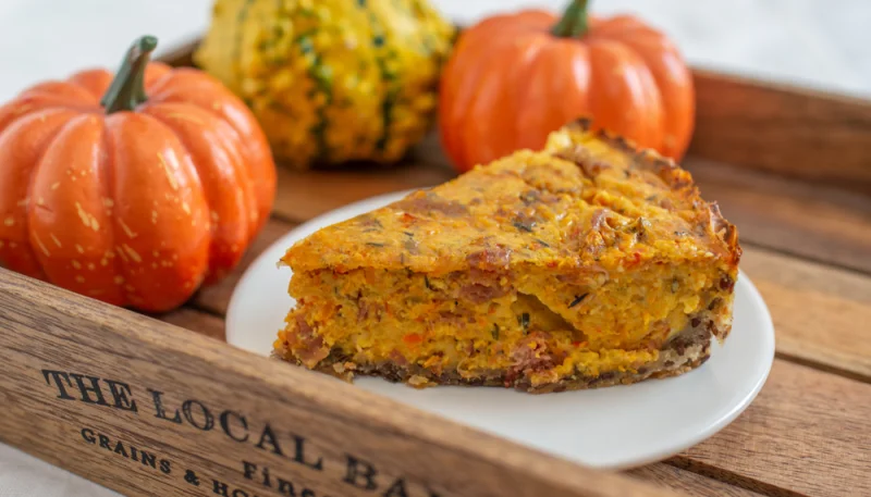 Tarte d'automne au potimarron