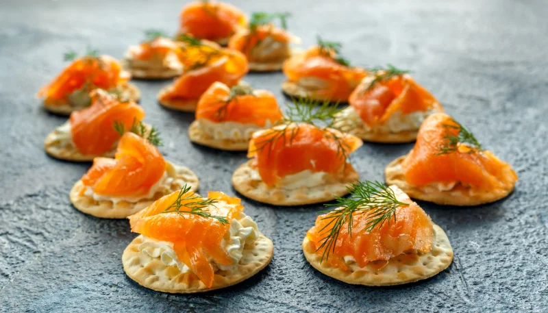 Amuse-bouche crème-saumon fumé