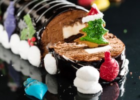 Bûche aux 3 chocolats
