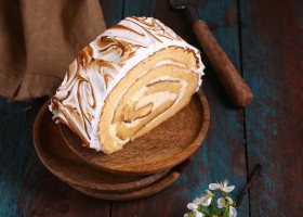 Bûche citron meringuée thermomix