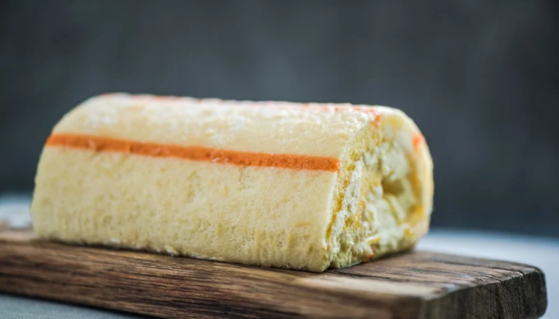 Bûche de Noël aux fruits de la passion