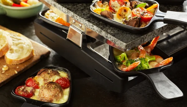 Légumes au fromage fondu