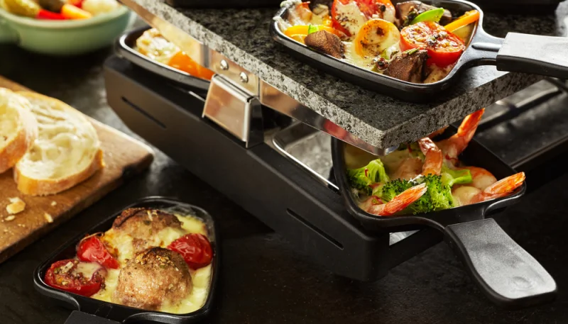 Légumes au fromage fondu