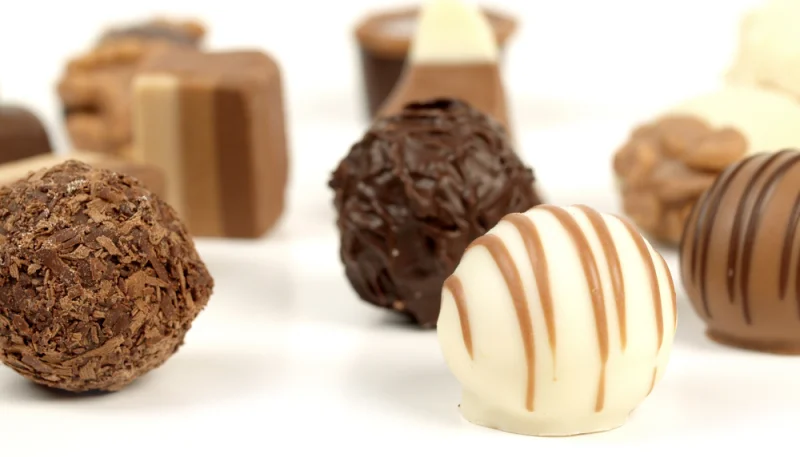 Mignardises au chocolat