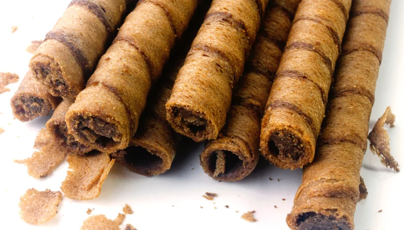 Petits roulés au chocolat