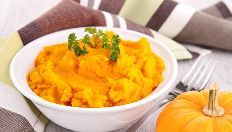 Purée de potimarron et châtaignes