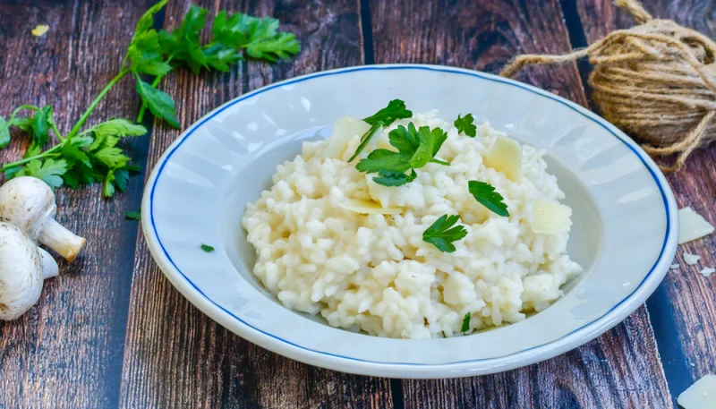 Risotto traditionnel au parmesan