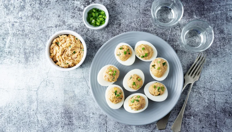 Salade d'oeufs au thon