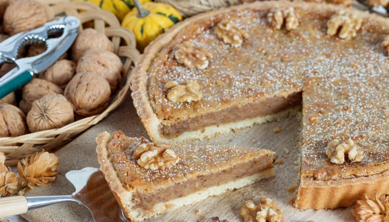 Tarte aux noix traditionnelle