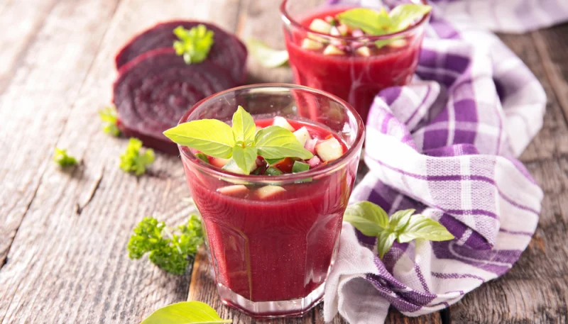 Crème de betterave sucrée salée