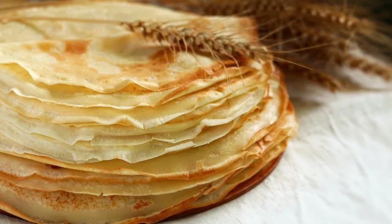 Crêpes à la vanille