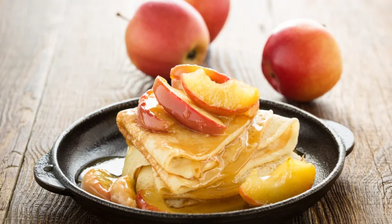 Crêpes flambées au rhum