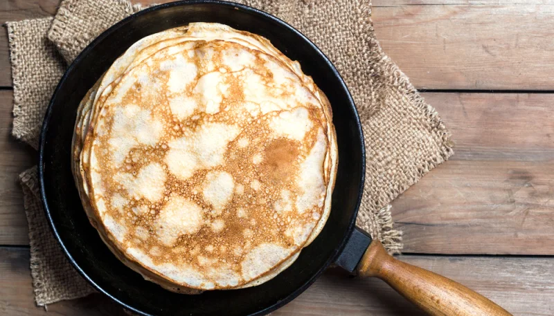 Crêpes sans lactose et sans gluten