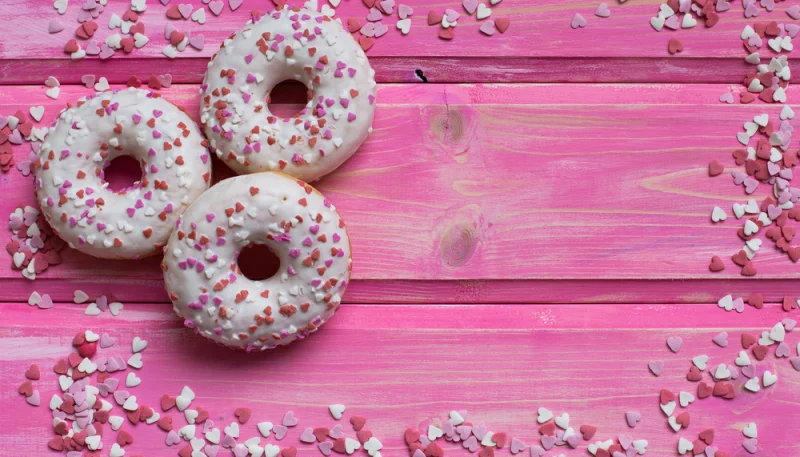 Donuts de la Saint-Valentin