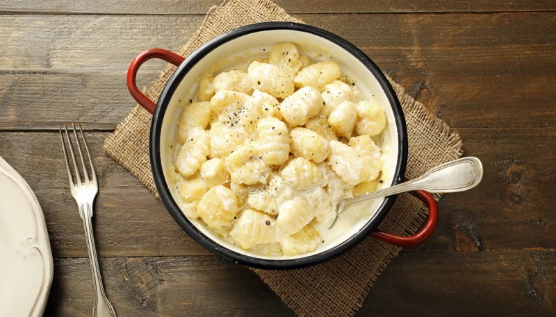Gnocchi de pommes de terre aux 4 fromages