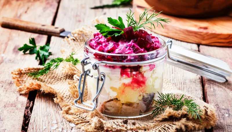 Salade d'hiver au hareng