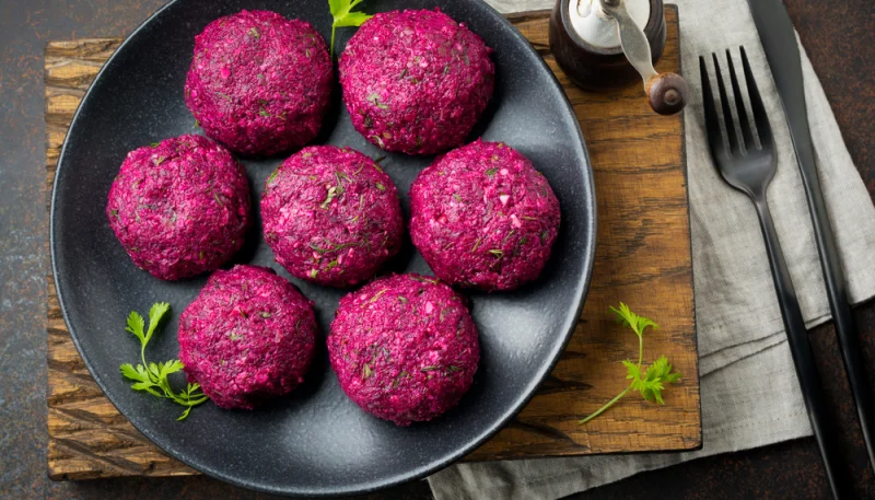 Boulettes de betteraves à la feta