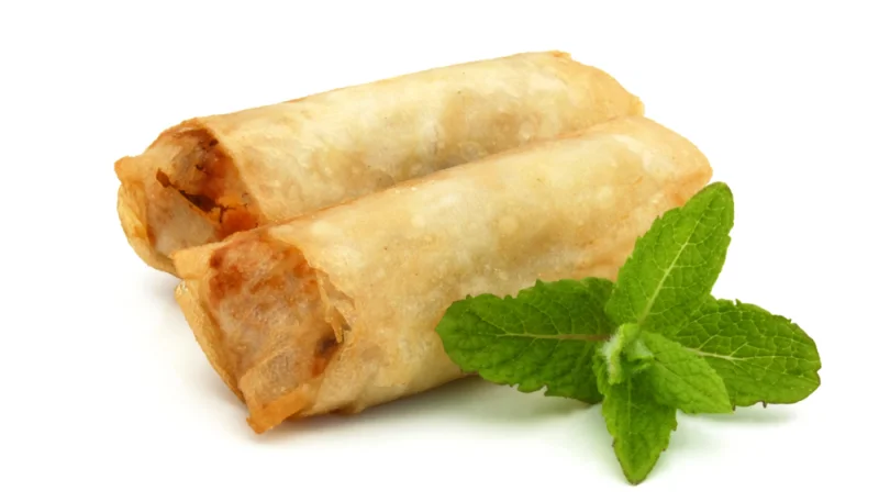 Cigares croustillants aux épinards et au saumon