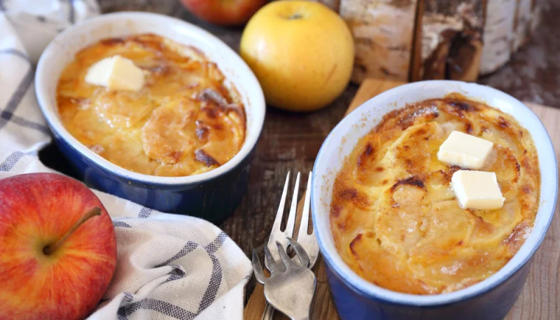 Clafoutis aux pommes maison