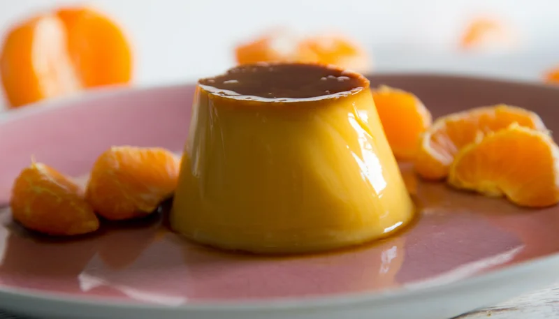 Crème renversée à l'orange