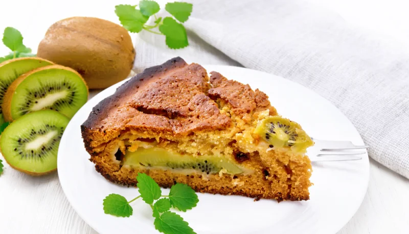Gâteau au yaourt et aux kiwis