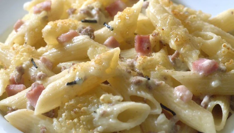 Gratin de pâtes à la raclette