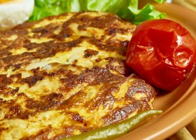 Omelette à la morue