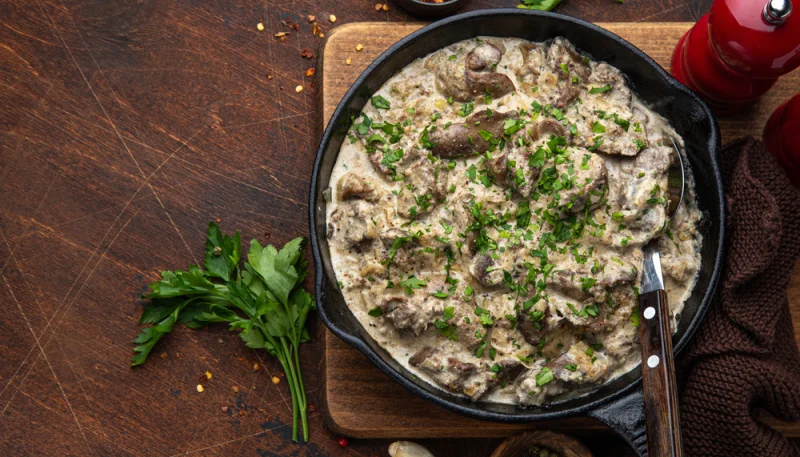 Poêlée de foies de volaille