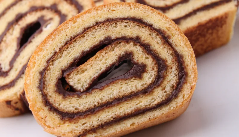 Roulé au chocolat