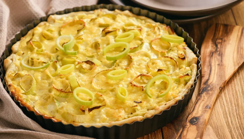 Tarte aux poireaux