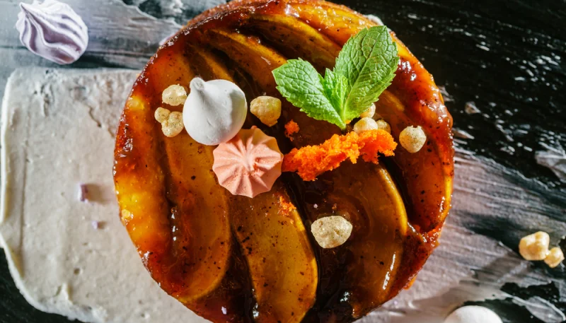 Tatin de poire à la cannelle