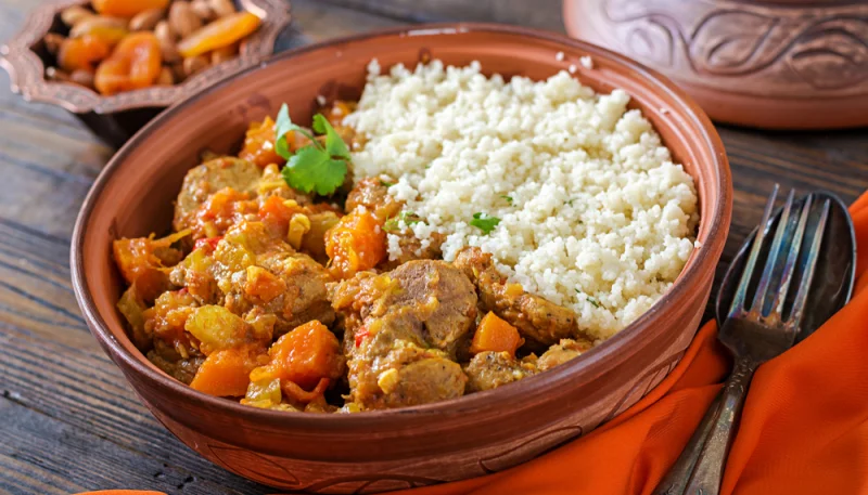 Couscous d'agneau aux légumes