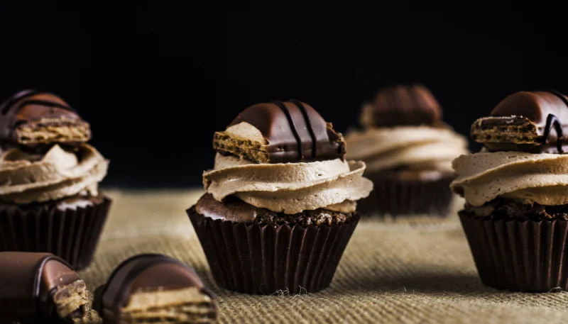 Cupcakes aux Kinder Bueno
