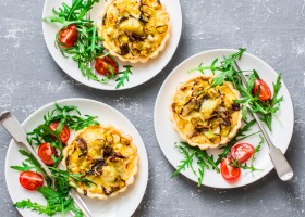 Mini quiches végétariennes aux cèpes