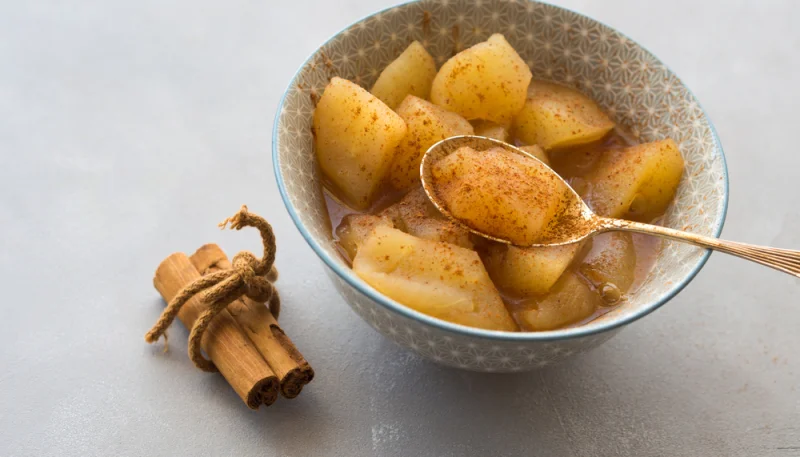 Pommes cuites à l'orange