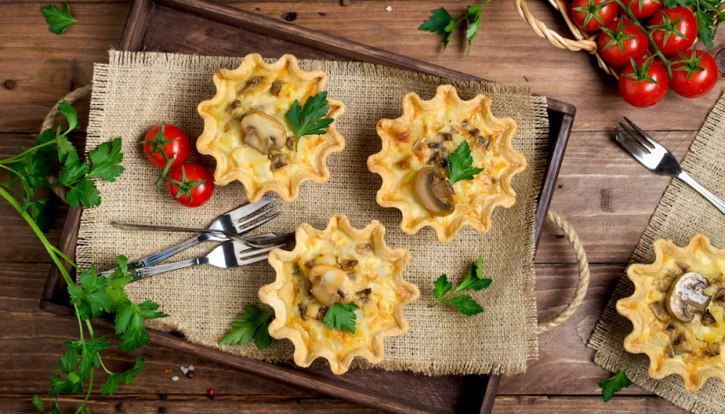 Tartelettes aux champignons