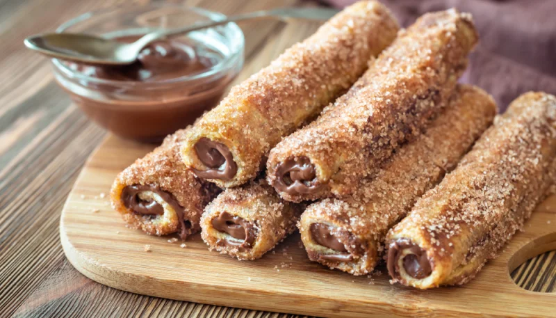 Crêpes panées au chocolat