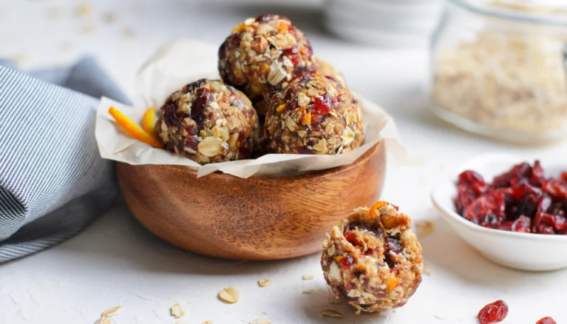 Energy balls aux cranberries