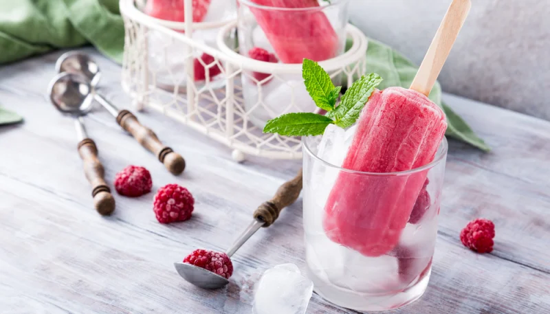 Esquimaux aux framboises et pamplemousse