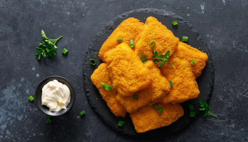 Filets de colin panés