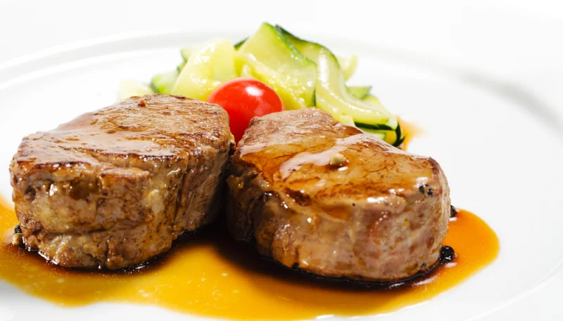 Grenadins de veau aux courgettes