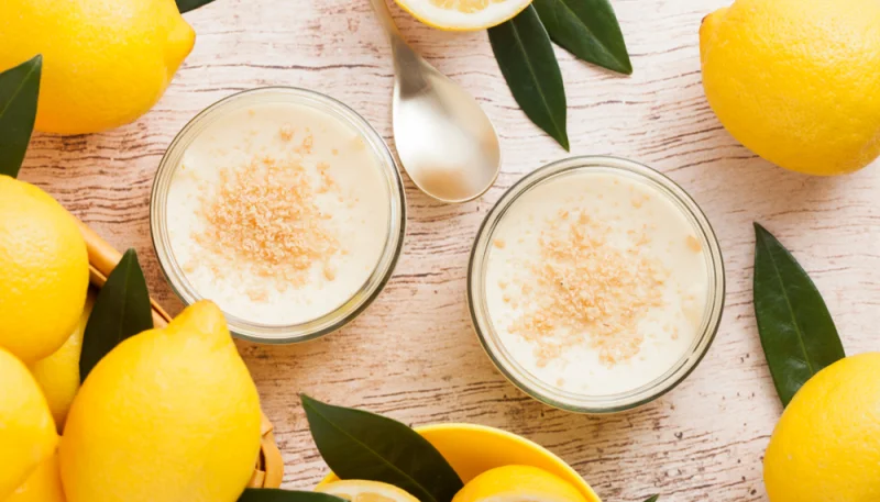 Mousse au citron et au fromage blanc