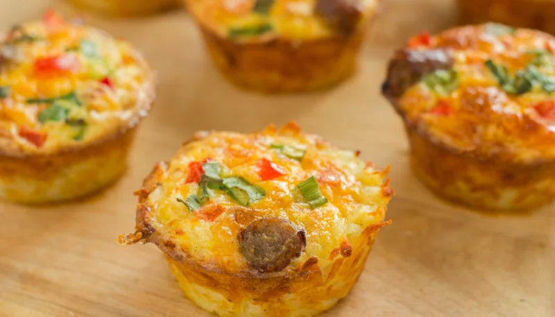 Muffins de légumes au Beaufort