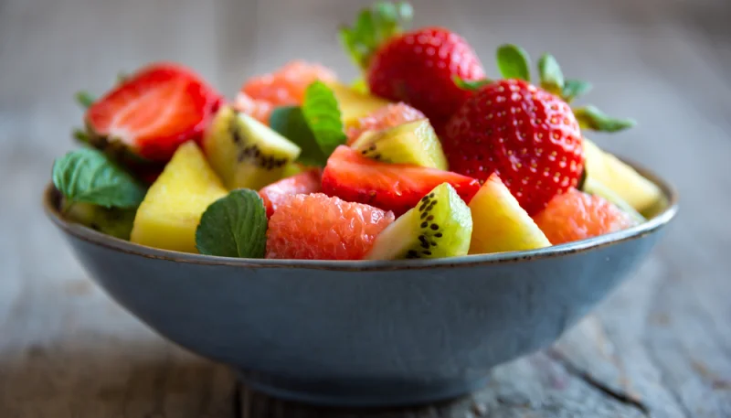 Salade de fruits printaniers