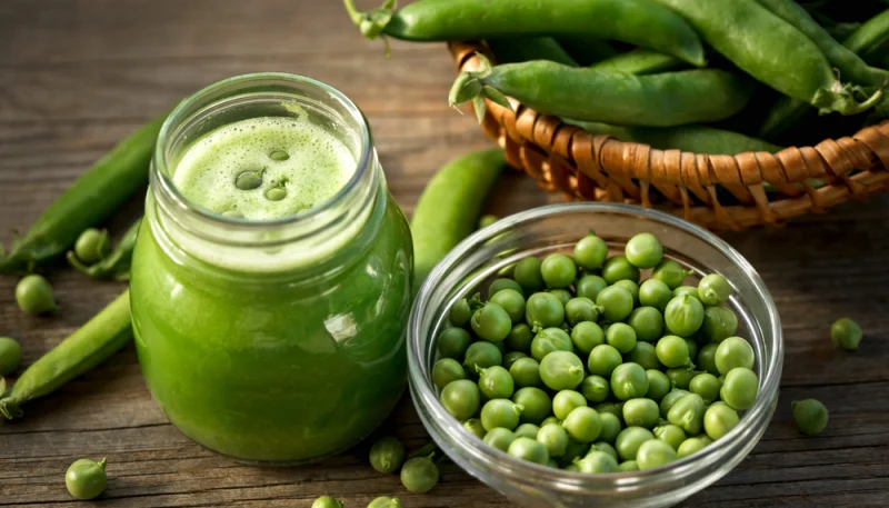 Soupe froide de petits pois