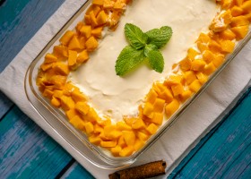 Tiramisu à la mangue et aux spéculoos