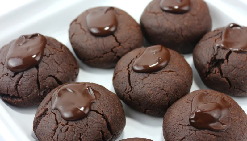 Biscuits cœur chocolat