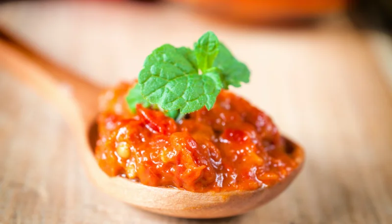 Confit de tomates à l'algue nori