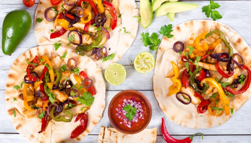 Fajitas aux légumes